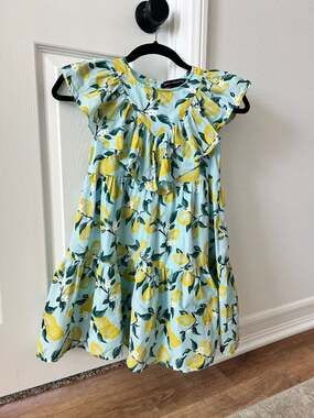 French Connection Youth Dress BLUE LEMON